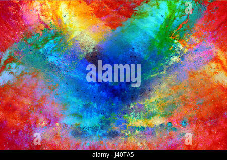 Spazio cosmico e stelle, cosmica di colore sfondo astratto Foto Stock