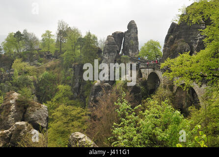 Svizzera sassone natioanl vista parco Foto Stock