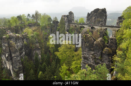 Svizzera sassone natioanl vista parco Foto Stock