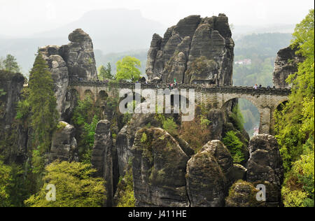 Svizzera sassone natioanl vista parco Foto Stock