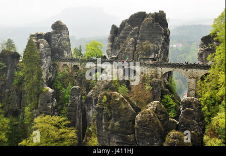 Svizzera sassone natioanl vista parco Foto Stock