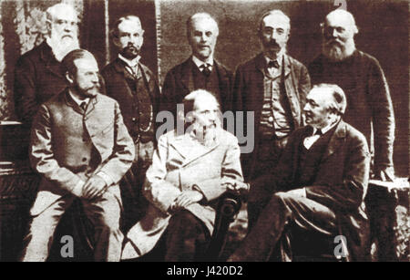 Mendeleev BAAS Manchester 1887 300 Foto Stock