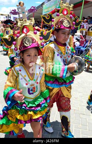 Il carnevale di Cajamarca. Dipartimento di Cajamarca .PERÙ Foto Stock