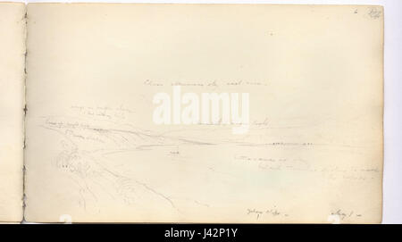 Martens, Santa Cruz River da circa 130 miglia (immagine 15, pagina 11r) Foto Stock