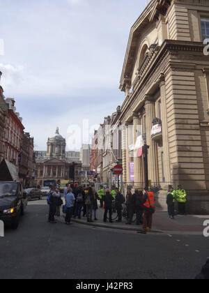 Amore gli attivisti di BoE Liverpool 1 maggio 2015 (2) Foto Stock