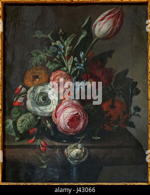 Lille pdba Rachel Ruysch tulipes roses Foto Stock