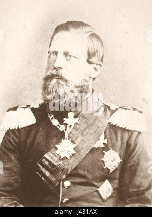 Il Kronprinz Friedrich Wilhelm era il principe ereditario di Prussia, una figura di spicco tra la fine del XIX e l'inizio del XX secolo, noto per la sua carriera militare e il suo ruolo nella politica prussiana. Foto Stock