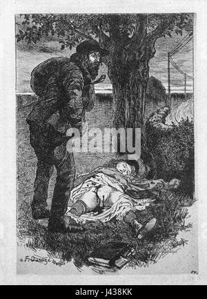 La grande Danse macabre des vifs di Martin Van Maele è una famosa opera illustrata che raffigura una danza macabra tra i vivi e i morti, un tema comunemente trovato nell'arte medievale. Questo pezzo riflette la dettagliata e inquietante rappresentazione di Van Maele della vita, della morte e della natura transitoria dell'esistenza umana. Foto Stock