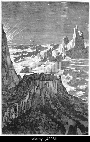 Questo titolo, probabilmente una pagina di un libro, si riferisce a "Las Maravillas del cielo", potenzialmente un testo religioso o culturale con illustrazioni. Foto Stock