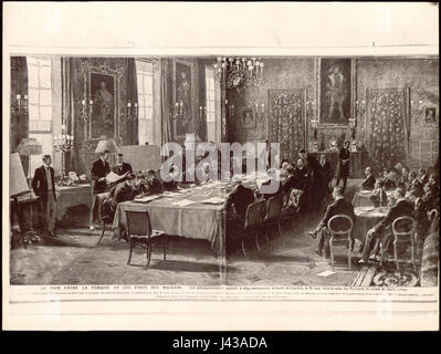 Londra trattato di pace firma 30 Maggio 1913 Foto Stock