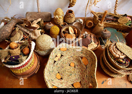 Sparto halfah erba utilizzato per l'artigianato come corde e basketry " espadrilles " Foto Stock