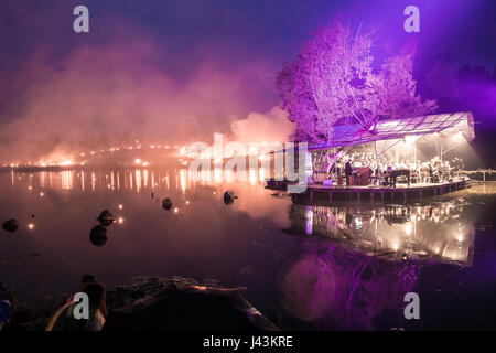 Lago Leigo Music Festival 2016 Foto Stock