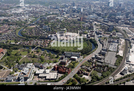 Vista aerea di Salford, Regno Unito Foto Stock