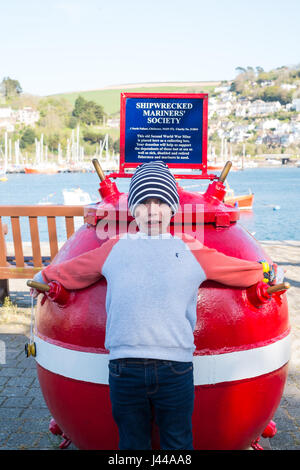 Miniera di mare smantellata a Dartmouth, Devon , Inghilterra, Regno Unito. Foto Stock