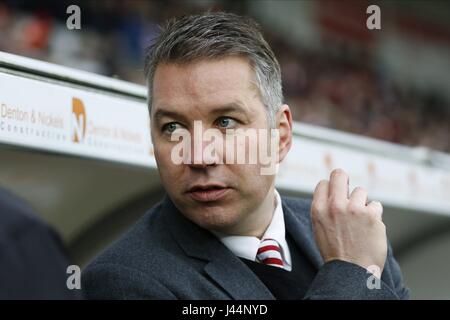 DARREN FERGUSON DONCASTER ROVERS FC MANAGER DONCASTER ROVERS FC MANAGER Keepmoat Stadium Doncaster Inghilterra 09 Gennaio 2016 Foto Stock