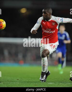 JOEL CAMPBELL DI ARSENAL ARSENAL V CHELSEA Emirates Stadium Londra Inghilterra 24 Gennaio 2016 Foto Stock