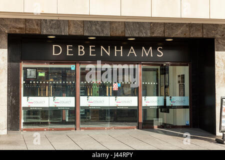 Negozio Debenhams in Nottingham, Inghilterra, Regno Unito Foto Stock