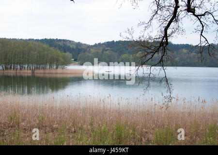 Dintorni della famosa casa Brecht-Weigel a Schermützelsee vicino Bukow, Brandeburgo, Germania Foto Stock