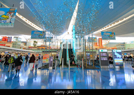 L'aeroporto di Haneda International Terminal Tokyo Giappone Foto Stock