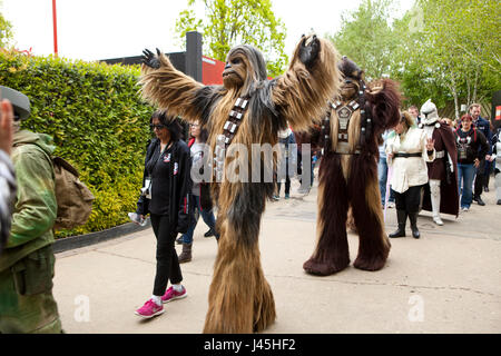 Nazionale di Star Wars parata del giorno a Legoland Regno Unito Berkshire Foto Stock