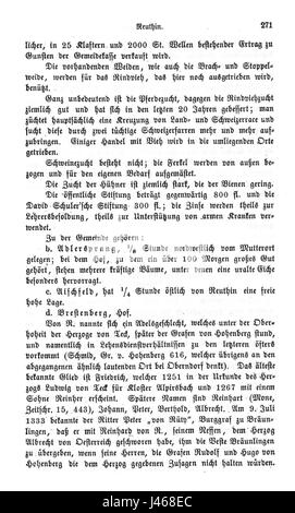 OAB Oberndorf 271 è probabilmente un riferimento storico relativo a un evento specifico, luogo o oggetto associato alla regione di Oberndorf, contribuendo alla storia regionale. Foto Stock