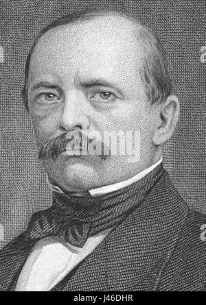 Otto von Bismarck close up 1873 Foto Stock