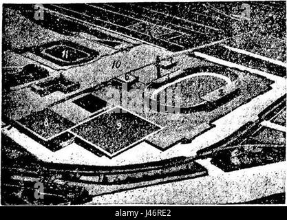 Questa immagine mostra l'Olympisch Stadion (Stadio Olimpico) di Amsterdam, Paesi Bassi. Lo stadio, costruito per le Olimpiadi estive del 1928, è un sito storico noto per il suo design architettonico e il suo significato nella storia olimpica. Foto Stock