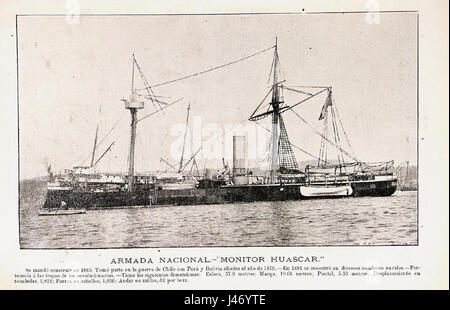 Monitor Huascar en 1903 Foto Stock