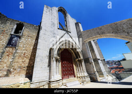 Carmo il Museo Archeologico situato presso l'antico convento Carmo. Foto Stock