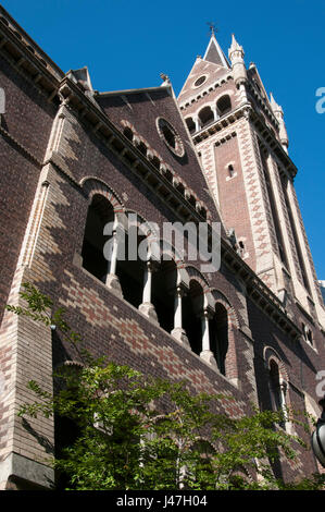 St Michael's Uniting Chiesa a Melbourne, Australia, originariamente Collins Street Chiesa indipendente. Completato il 1867 in lombarda stile architettonico Foto Stock