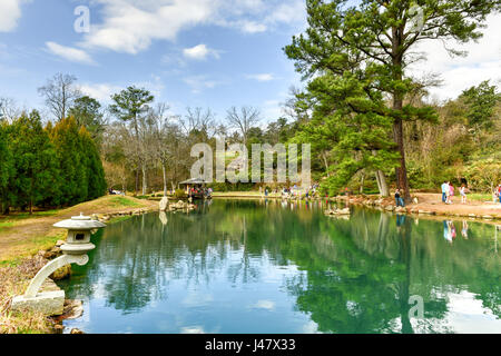 Richmond, Virginia - Feb 19, 2017: Maymont giardino giapponese in Richmond, Virginia Foto Stock