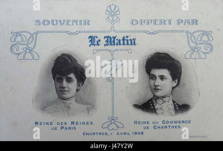 Paris Chartres 1er avril 1906 Foto Stock