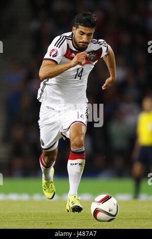 EMRE PUÒ GERMANIA Liverpool FC GERMANIA & Liverpool FC HAMPDEN PARK GLASGOW Scozia 07 Settembre 2015 Foto Stock