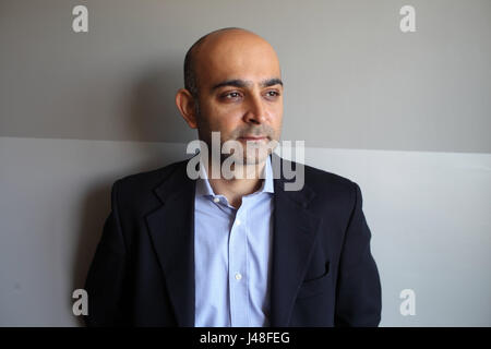 Ritratto di Mohsin Hamid 21/04/2017 ©Basso CANNARSA/Opale Foto Stock