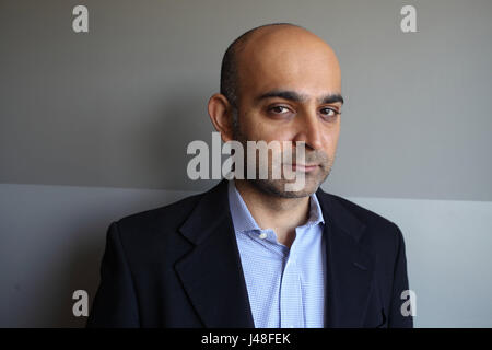 Ritratto di Mohsin Hamid 21/04/2017 ©Basso CANNARSA/Opale Foto Stock