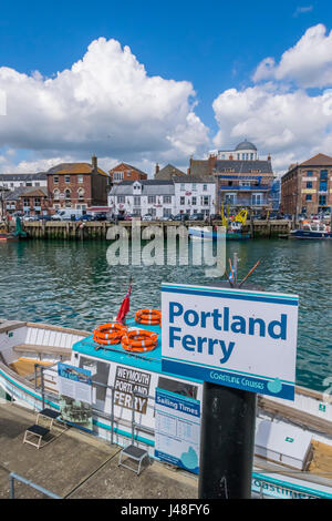 Marina di Weymouth Dorset, Inghilterra Foto Stock