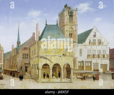 Pieter Jansz Saenredam (1597-1665) Il vecchio municipio di Amsterdam Foto Stock
