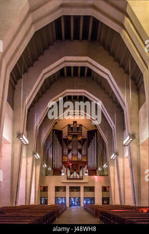 Interno di San Giuseppe oratorio con Basilica organo - Montreal, Quebec, Canada Foto Stock