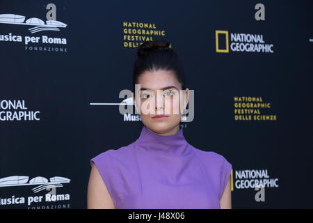 Roma, Italia. Il 10 maggio, 2017. Attrice britannica Samantha Colley durante il photocall dell'anteprima del 'Genius: Einstein' serie TV da National Geographic. Credito: PACIFIC PRESS/Alamy Live News Foto Stock