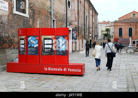 Venezia, Italia. Il 10 maggio, 2017. Vista generale durante la 57a Esposizione Internazionale d'arte (Biennale d'Arte) intitolato "Viva Arte Viva" il 10 maggio 2017 a Venezia Credit: Andrea Spinelli/Alamy Live News Foto Stock