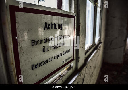 Hohenlychen sanatorio - Brandenburg Foto Stock