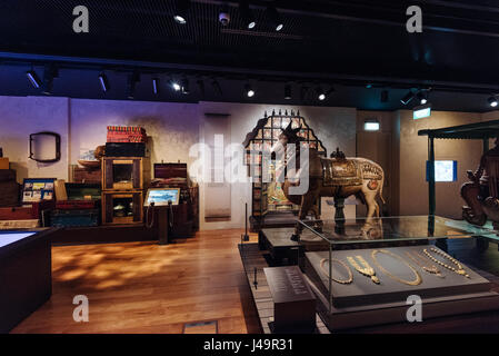 Singapore - Singapore - Aprile 20, 2017: Indian Heritage Centre di Singapore. Foto Stock