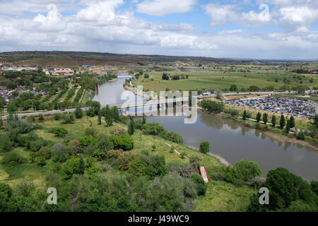 Tajo River a Toledo Spagna Foto Stock