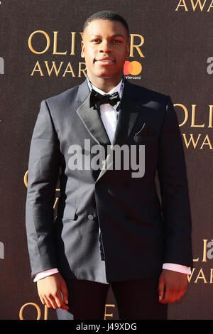 L'Olivier Awards 2017 tenutosi presso la Royal Albert Hall - Arrivi con: John Boyega dove: Londra, Regno Unito quando: 09 Apr 2017 Credit: Mario Mitsis/WENN.com Foto Stock