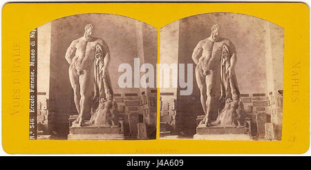 Rive, Roberto n. 546. Ercole Farnese. Museo di Napoli Foto Stock