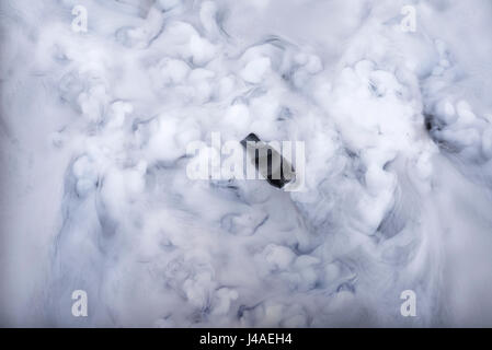 Flash memory stick e informazioni cloud Foto Stock