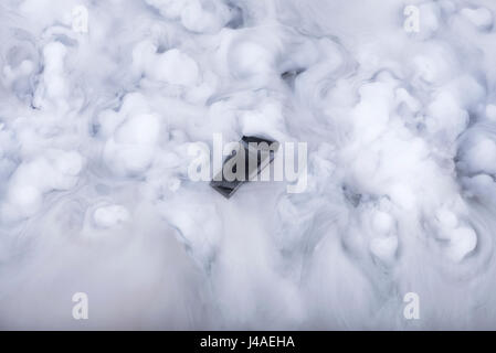 Memory stick tra le nuvole Foto Stock