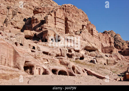 Immagine takein in Petra, Giordania, anno 2013. Foto Stock