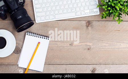 Fotografi desk immagine della testata Foto Stock