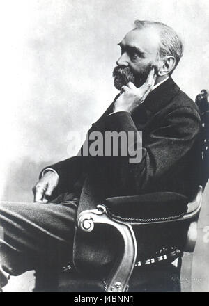 Ritratto di Alfred Bernhard Nobel (1833 1896), chimico (2551039289) Foto Stock